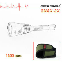 Maxtoch SN6X-2X 1300lm Caza Cree XML2 linterna